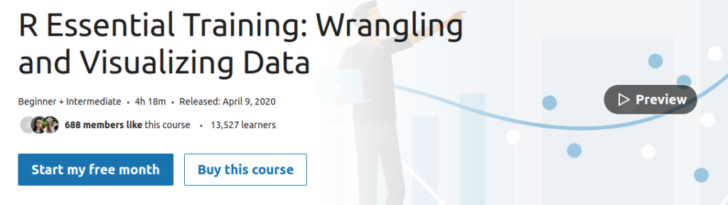 R Essential Training: Wrangling and Visualizing Data