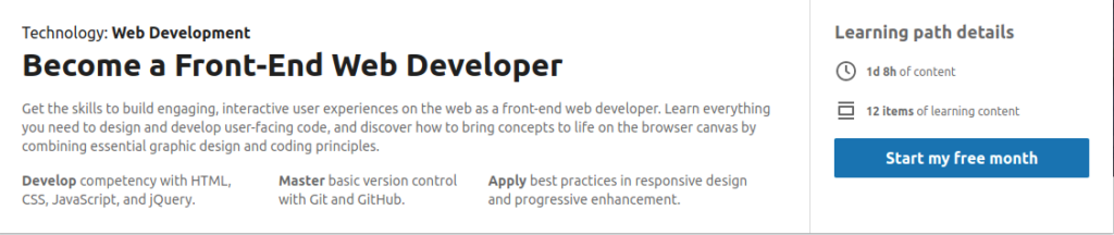 Become a Front-End Web Developer - www.linkedin.com